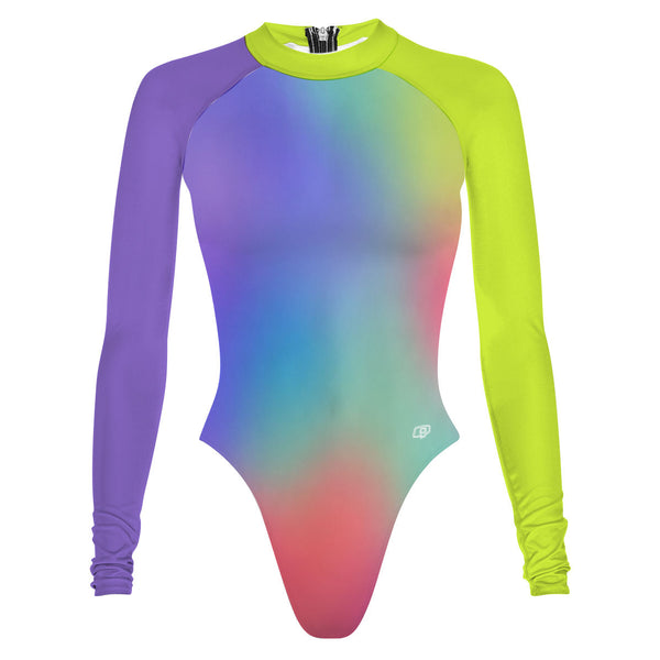 Fade Spectrum Surf Swimming Suit Cheeky Cut
