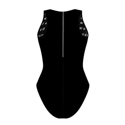 Black - Women's Waterpolo Swimsuit Classic Cut