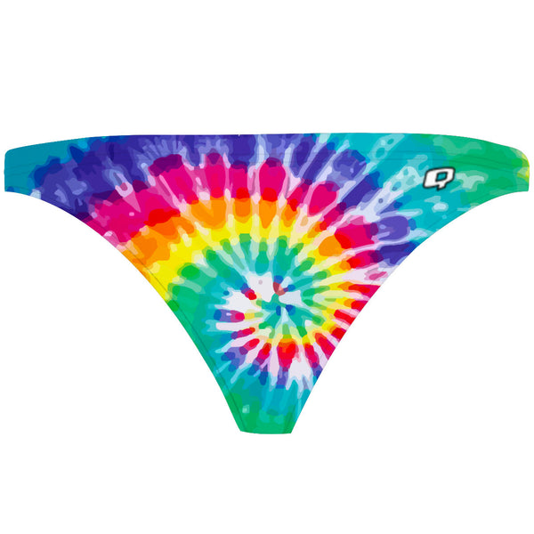 Tie Dye Colors Tieback Bikini Bottom