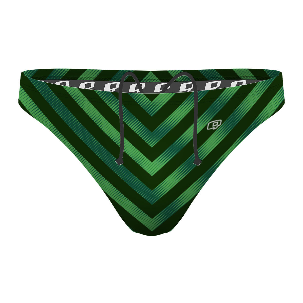 Evergreen One Way Hunter Lines Kelly - Waterpolo Brief Swimsuit