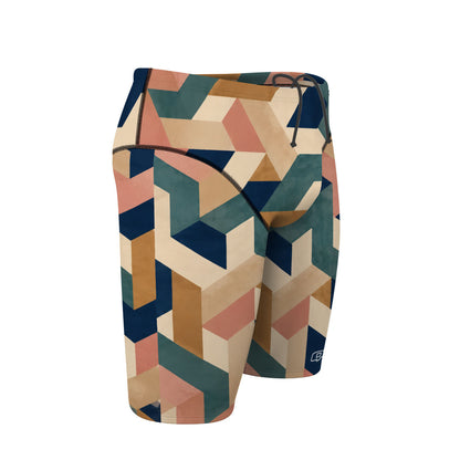 Blocks - Atlas Jammer Swimsuit