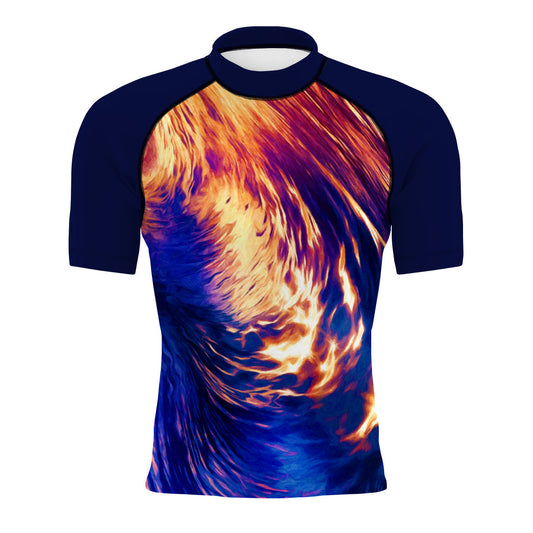 Wave Rider - Men's Surf UPF50+ Short Sleeve Rash Guard