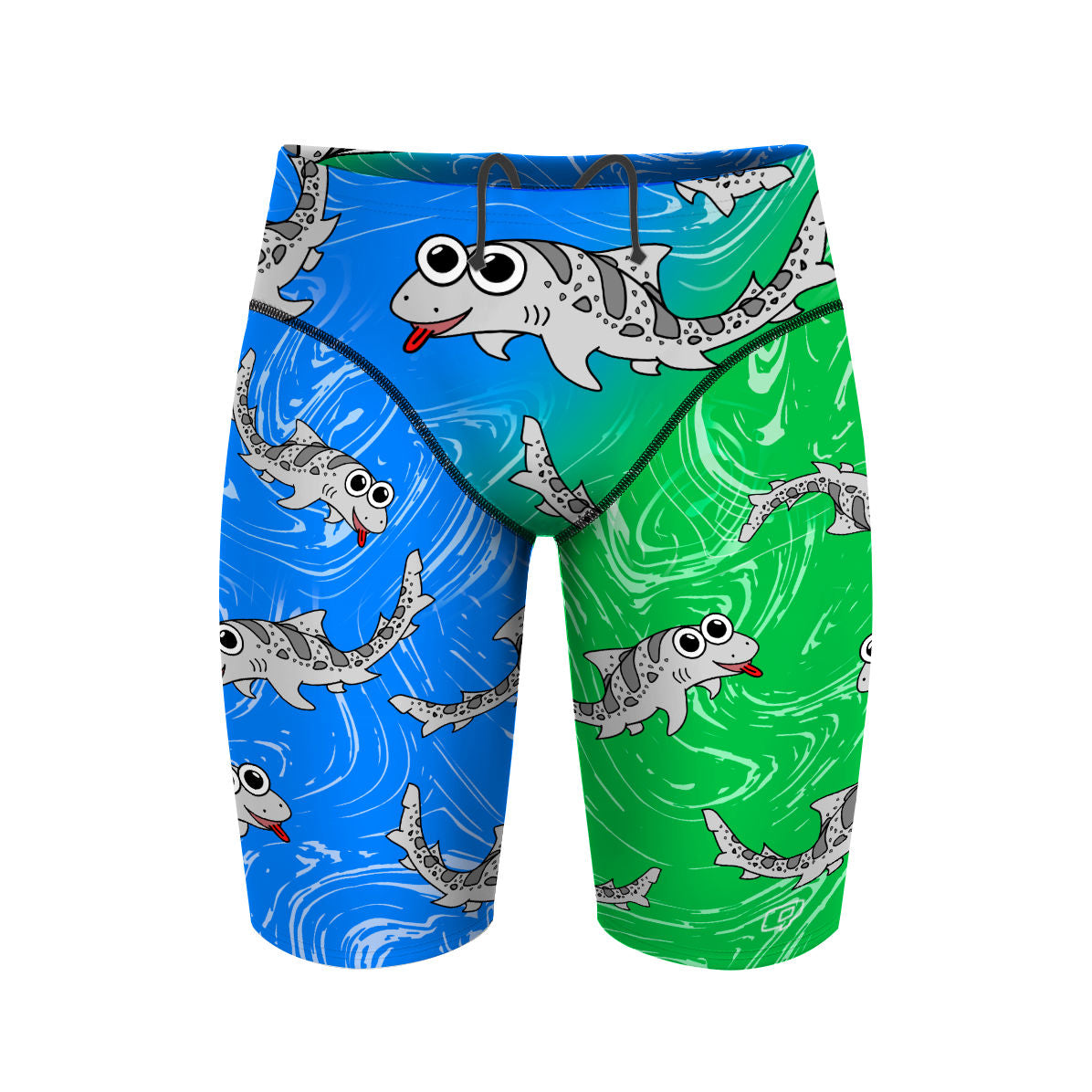 Atlas Blue Green Solid Light (Mike S) - Atlas Jammer Swimsuit