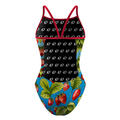 Strawberry Water - Sunback Tank Swimsuit