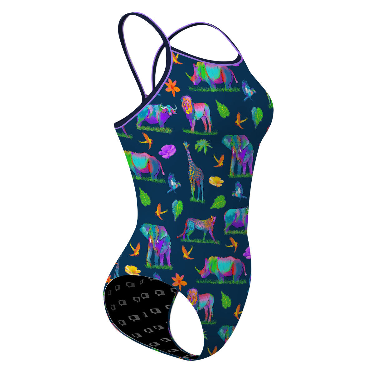 Safari Reverie - Skinny Strap Swimsuit