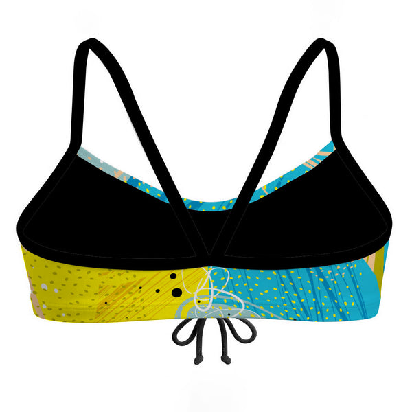 Deep Spring Bandeau Bikini Top