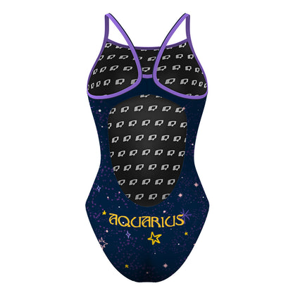 Aquarius - Skinny Strap Swimsuit
