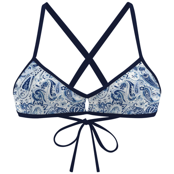 Paisley Demi Tieback Bikini Top
