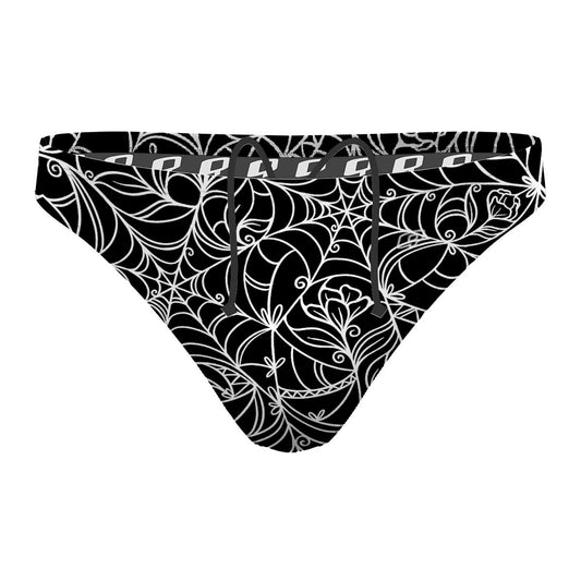 Spiderweb Temptation - Waterpolo Brief Swimsuit