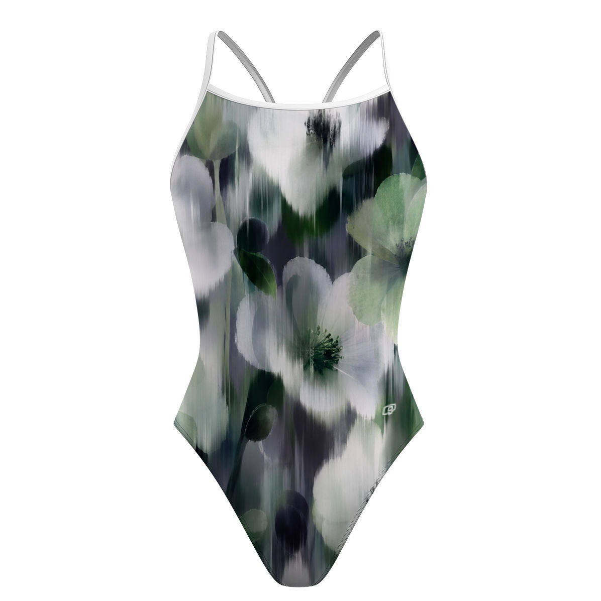 Moss Garden - Skinny Strap Swimsuit