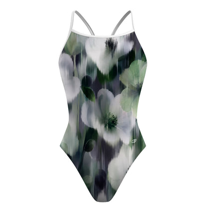 Moss Garden - Skinny Strap Swimsuit