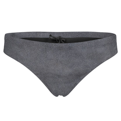 Gray Suede - Bandeau Bikini Bottom