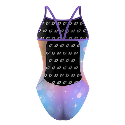 Glinda Bubbles - Sunback Tank Swimsuit