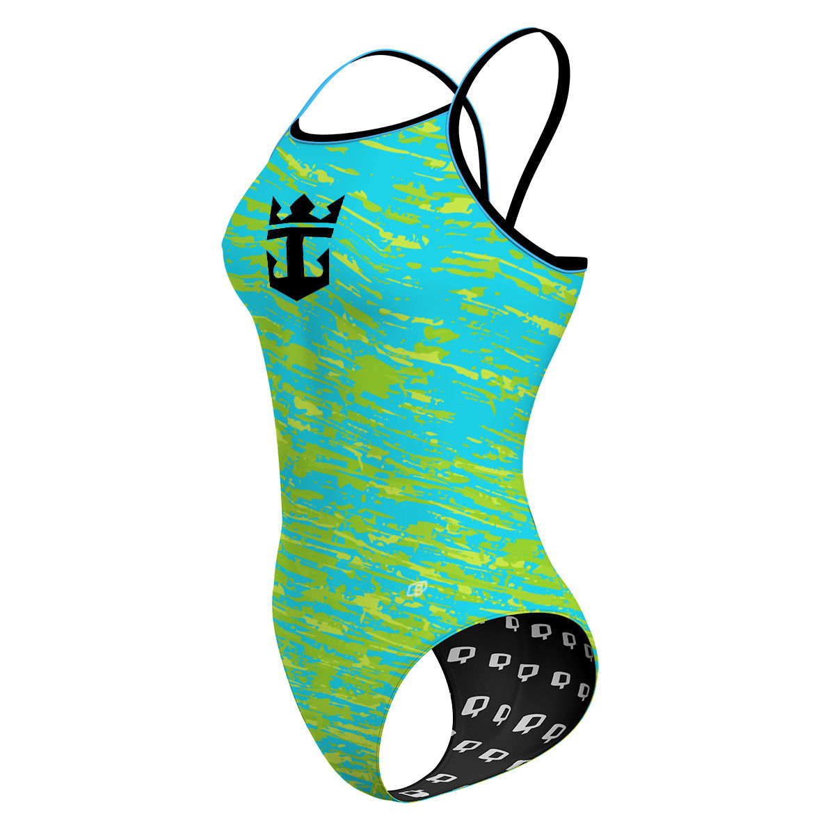green/blue - Sunback Tank Swimsuit