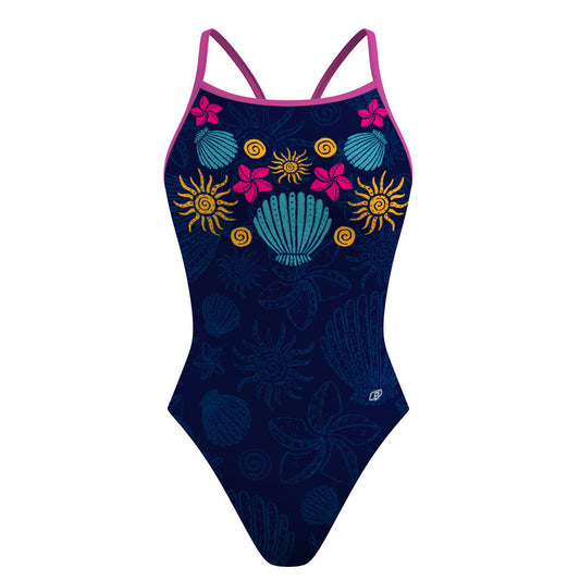 Sunflower beach - Skinny Strap Swimsuit