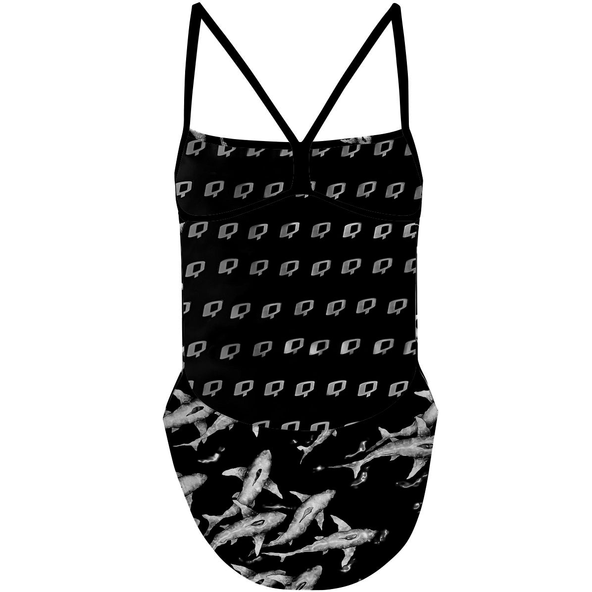 Shark Shiver - "Y" Back Swimsuit