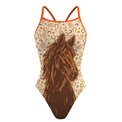 Sheriffs Horse - Skinny Strap Swimsuit