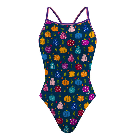 Groovy Gourds - Skinny Strap Swimsuit