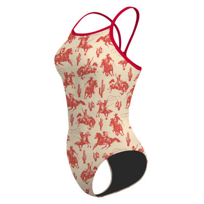 Cowboy Desert - Skinny Strap Swimsuit