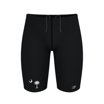 Palmetto Logo Leg - Solid Jammer Swimsuit - PERSONALIZED