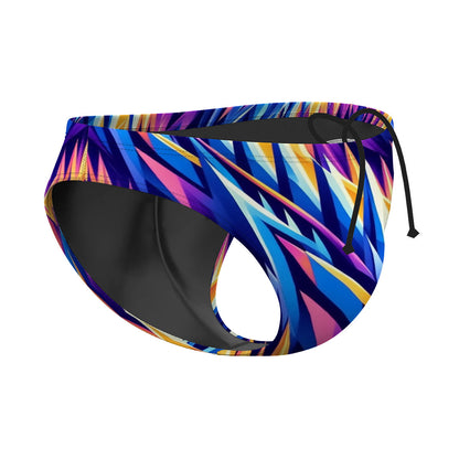 new-spikes-orange - Waterpolo Brief Swimsuit