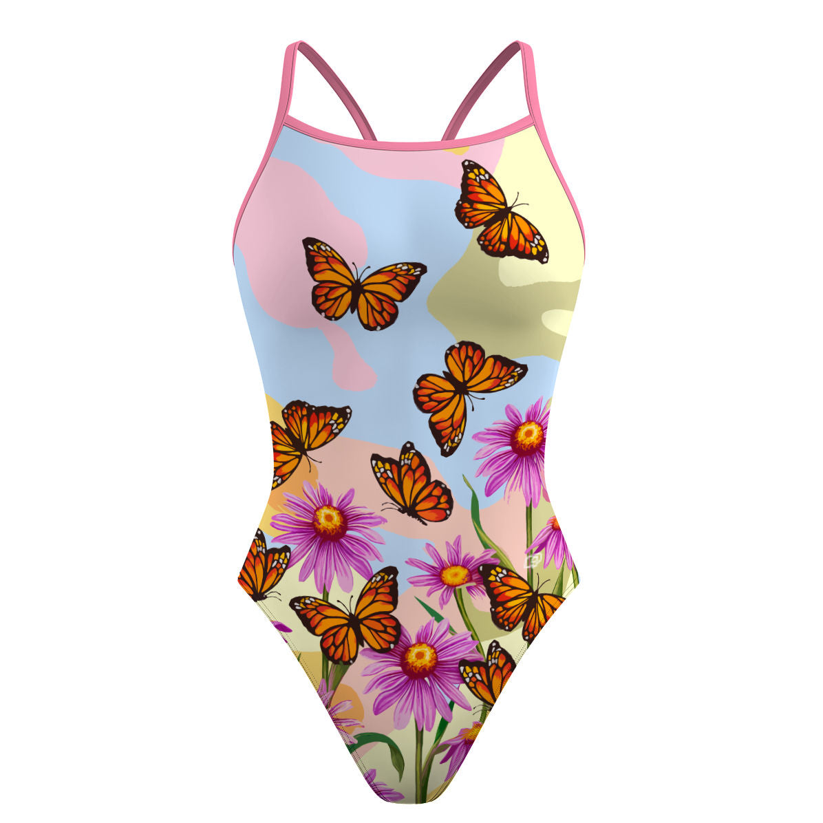 Monarch Butterfly - Skinny Strap Swimsuit