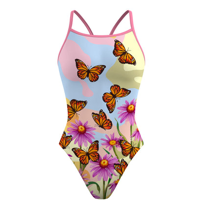 Monarch Butterfly - Skinny Strap Swimsuit