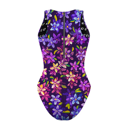 Fairy Flowers - Women's Waterpolo Swimsuit Classic Cut