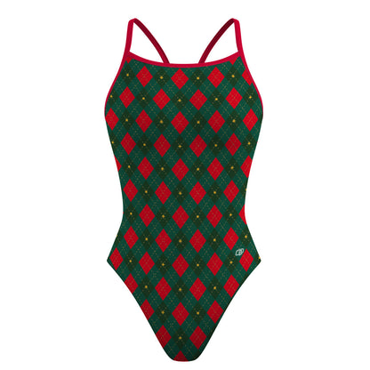 Christmas Dinner - Skinny Strap Swimsuit