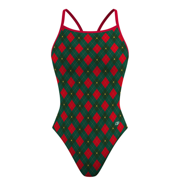 Christmas Dinner - Skinny Strap Swimsuit