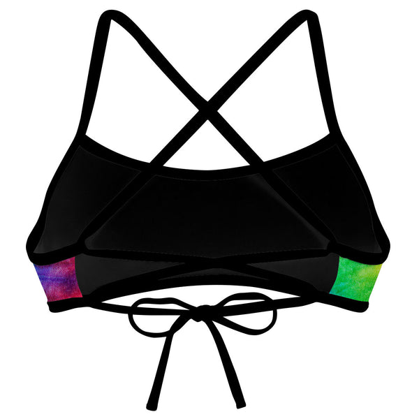Tie Dye  Ciara Tieback Bikini Top