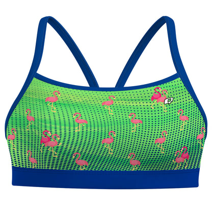 Party Flamingos - Classic Sports Bikini Top