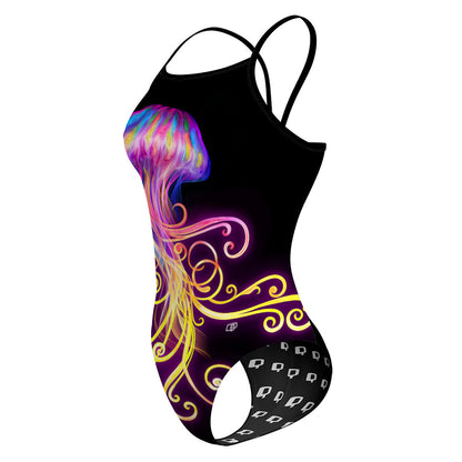 Jellyfish Flow - Sunback Tank Swimsuit