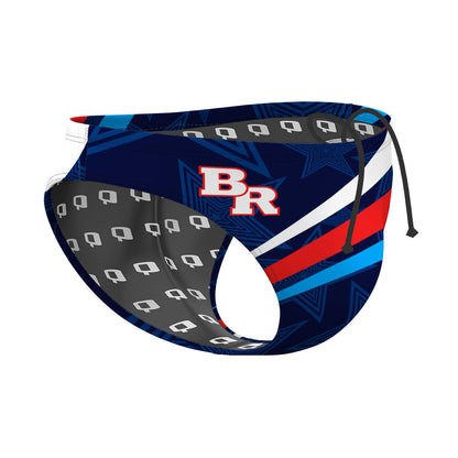 Red White Blue 1 - Waterpolo Brief Swimsuit