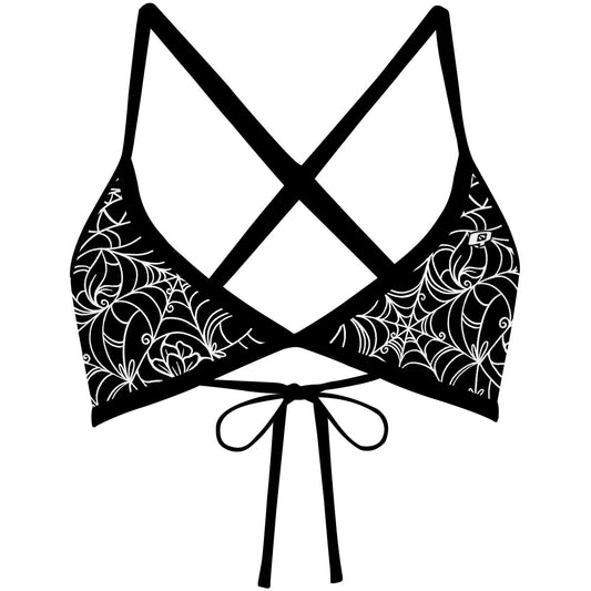 Spiderweb Temptation - Tieback Bikini Top