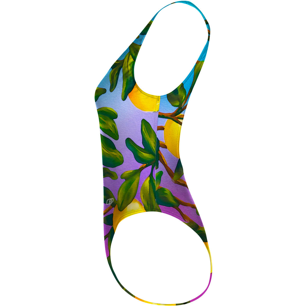 Lemon Squeeze - High Hip One Piece Swimsuit