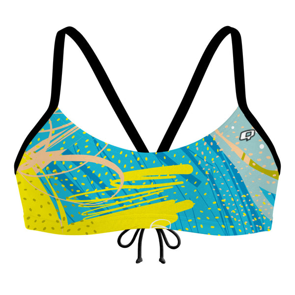 Deep Spring Bandeau Bikini Top