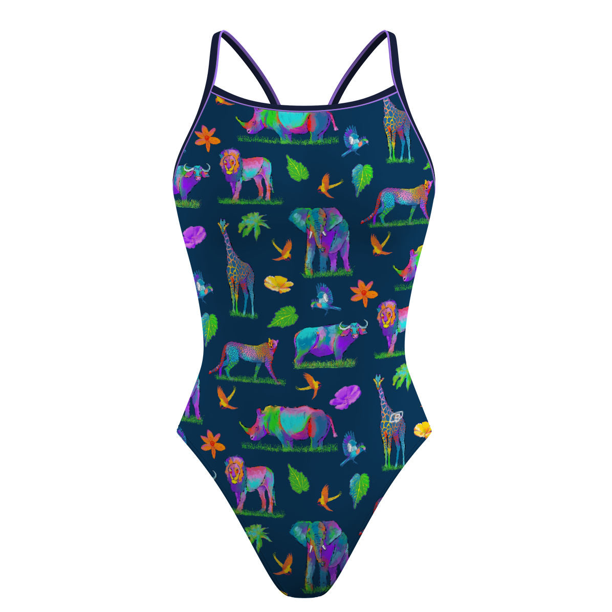 Safari Reverie - Skinny Strap Swimsuit
