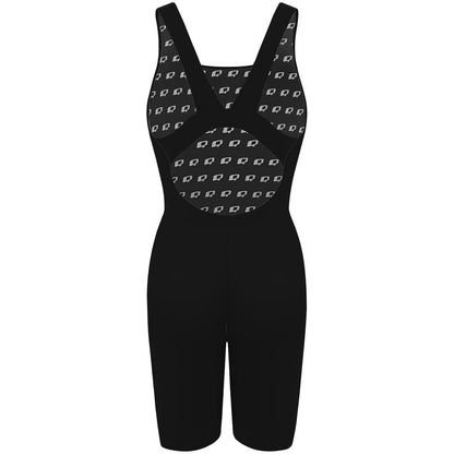 Flat Black - Classic Strap Long Knee Women Jammer