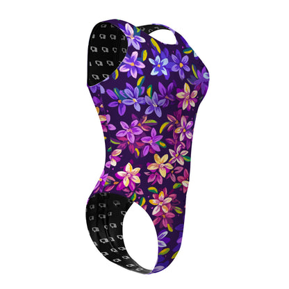 Fairy Flowers - Women's Waterpolo Swimsuit Cheeky Cut