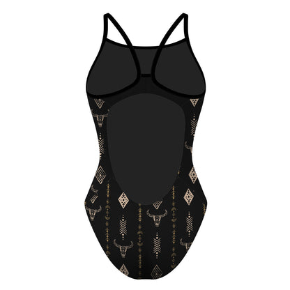 Western Bull - Skinny Strap Swimsuit