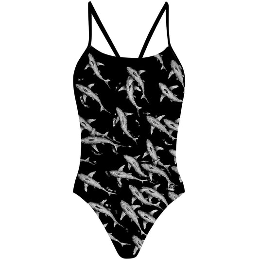 Shark Shiver - "Y" Back Swimsuit