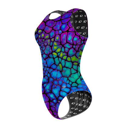 Chameleon Skin - Women's Waterpolo Swimsuit Classic Cut