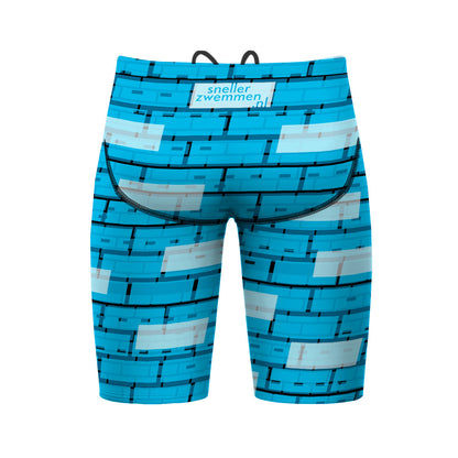 jammer blauw voorkant - Atlas Jammer Swimsuit