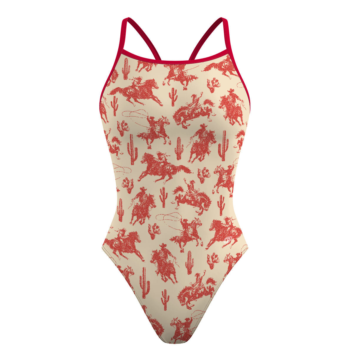 Cowboy Desert - Skinny Strap Swimsuit
