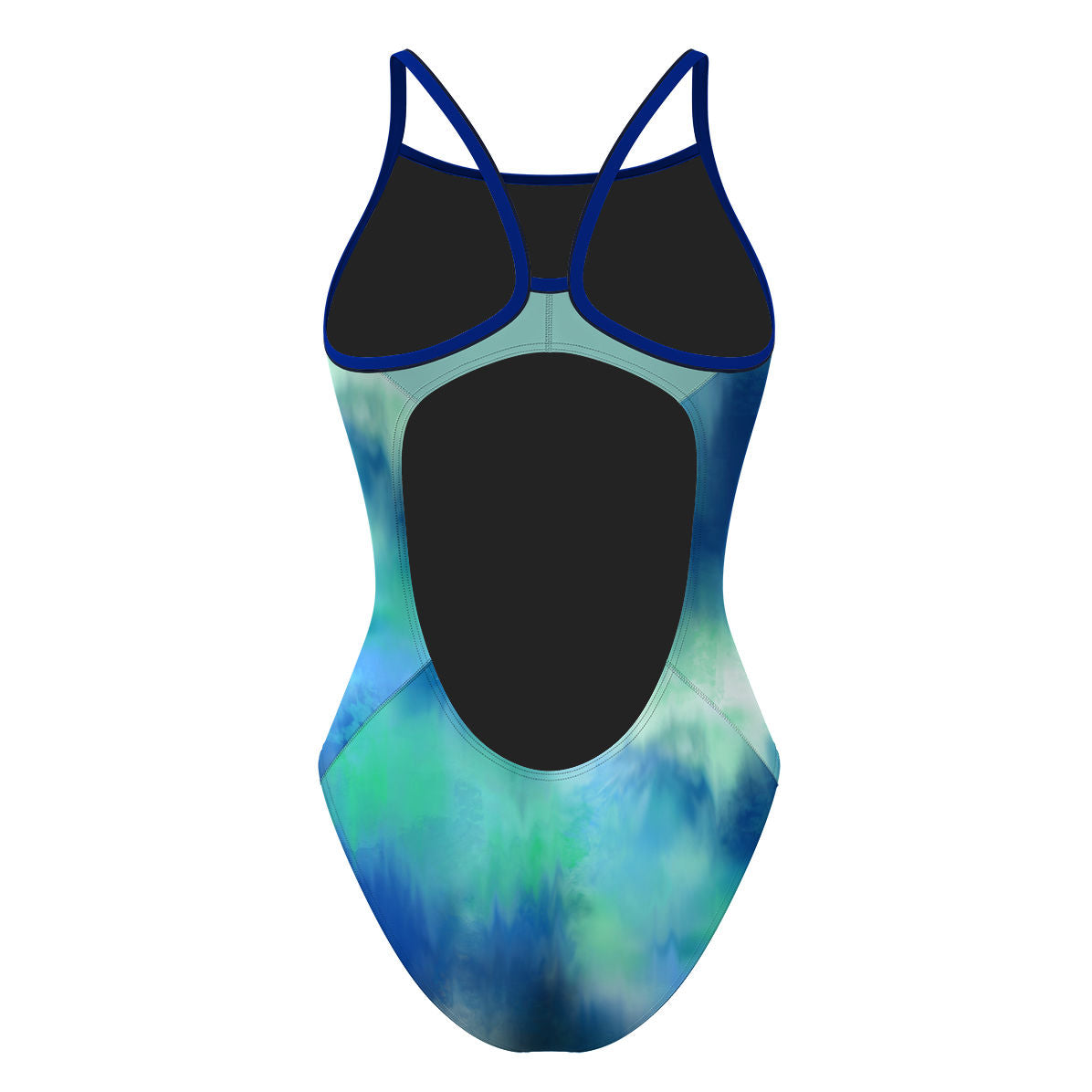 Ethereal watercolor Skinny Strap Swimsuit, view 2