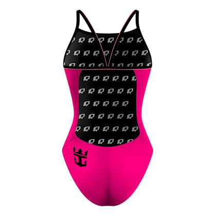 Hot pink RCCL - Sunback Tank Swimsuit