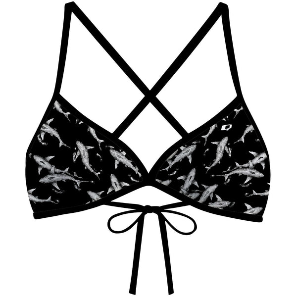 Shark Shiver - Tieback Bikini Top