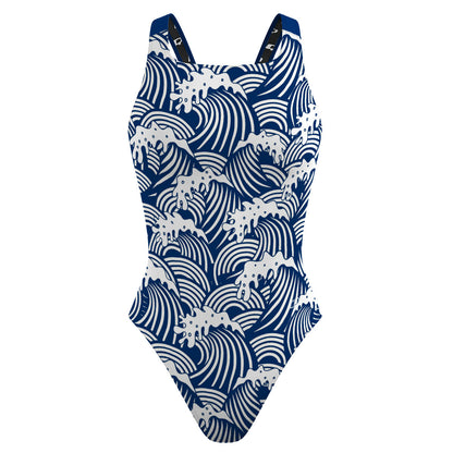 White Cap - Classic Strap Swimsuit