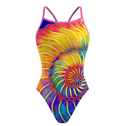 Seashell in Wonderland - Skinny Strap Swimsuit